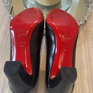 Authentic Christian Louboutin Block Heel - 35.5